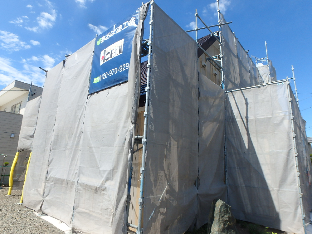 江別市東野幌町　外壁サイディング屋根塗装　20190524-1