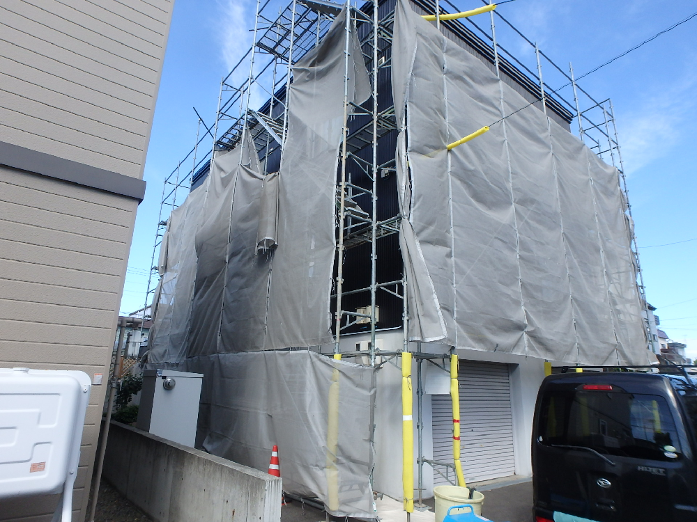 江別市野幌代々木町　外壁サイディング屋根塗装　20190601-2