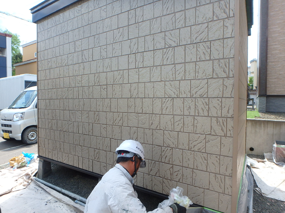札幌市厚別区青葉町　外壁屋根塗装工事　20190523-1